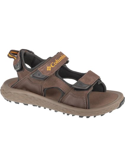 HNĚDÉ PÁNSKÉ SPORTOVNÍ SANDÁLY COLUMBIA KONOS HIKER 3-STRAP SANDAL