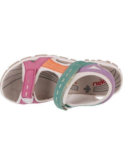 BAREVNÉ DÁMSKÉ SANDÁLY RIEKER SANDALS