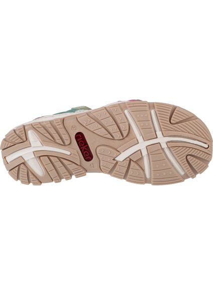 BAREVNÉ DÁMSKÉ SANDÁLY RIEKER SANDALS