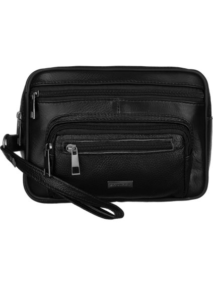 ROVICKY PÁNSKÁ ČERNÁ KOŽENÁ ETUE (Velikost ONE SIZE)