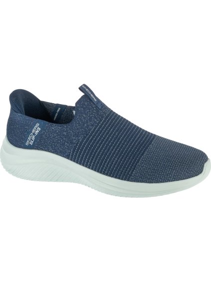 TMAVĚ MODRÉ DÁMSKÉ NAZOUVACÍ TENISKY SKECHERS SLIP-INS: ULTRA FLEX 3.0 - NEZZO (Velikost 41)