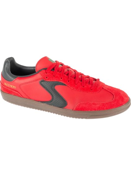 ČERVENO-ČERNÉ PÁNSKÉ TENISKY SKECHERS HOTSHOT - ROAVER (Velikost 40)