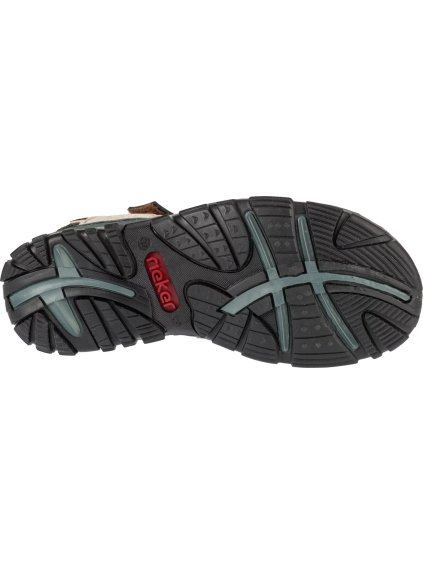 BÉŽOVÉ DÁMSKÉ SPORTOVNÍ SANDÁLY RIEKER SANDALS (Velikost 36)