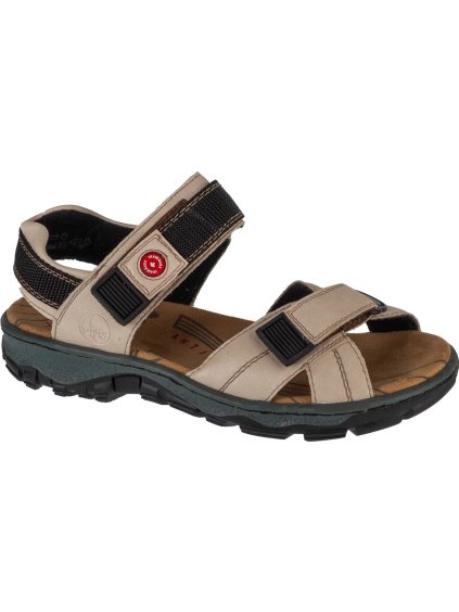 BÉŽOVÉ DÁMSKÉ SPORTOVNÍ SANDÁLY RIEKER SANDALS (Velikost 36)