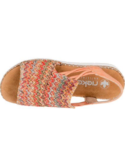 DÁMSKÉ SANDÁLY NA KLÍNKU RIEKER SANDALS
