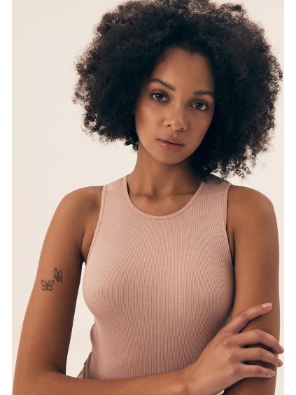 DÁMSKÉ ŽEBROVANÉ BODY HENDERSON LADIES NAZLI (Barva černá, Velikost S)