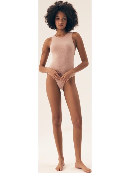 DÁMSKÉ ŽEBROVANÉ BODY HENDERSON LADIES NAZLI (Barva černá, Velikost S)
