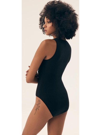 DÁMSKÉ ŽEBROVANÉ BODY HENDERSON LADIES NAZLI (Barva černá, Velikost S)