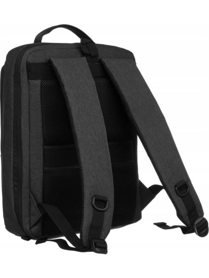 PETERSON TMAVĚ ŠEDÝ SPORTOVNÍ BATOH S USB PORTEM