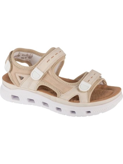 BÉŽOVÉ DÁMSKÉ SPORTOVNÍ SANDÁLY RIEKER SANDALS (Velikost 36)
