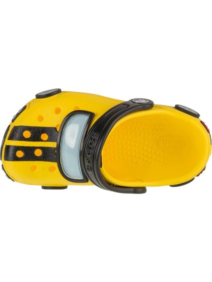ŽLUTO-ČERNÉ DĚTSKÉ NAZOUVÁKY CROCS CLASSIC IAM RACE CAR CLOG KIDS T