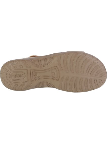 BÉŽOVÉ DÁMSKÉ SANDÁLY RIEKER SANDALS 64870-62 (Velikost 36)