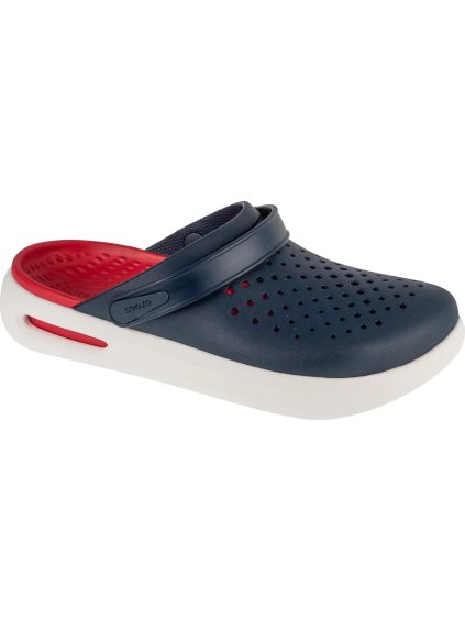MODRO-ČERVENO-BÍLÉ PÁNSKÉ NAZOUVÁKY CROCS INMOTION CLOG