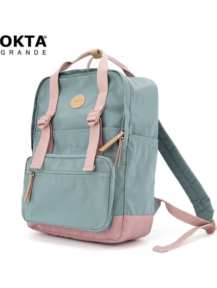 TYRKYSOVÝ VELKÝ BATOH S PŘIHRÁDKOU NA NOTEBOOK - HIMAWARI