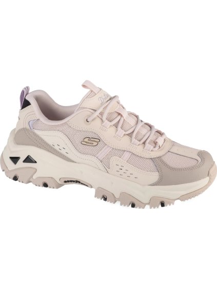 BÉŽOVÉ DÁMSKÉ SNEAKERSY SKECHERS D'LITES HIKER (Velikost 37)