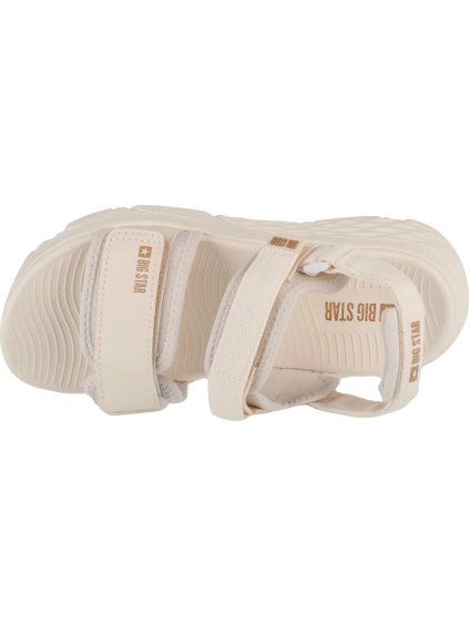 SMETANOVÉ DÁMSKÉ SPORTOVNÍ SANDÁLY BIG STAR SANDALS (Velikost 36)