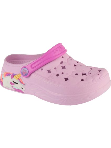 RŮŽOVÉ DÍVČÍ NAZOUVÁKY SKECHERS UNICORN DREAMER