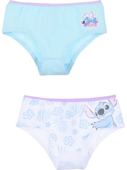 MODRO-BÍLÁ DÍVČÍ SADA KALHOTEK LILO AND STITCH