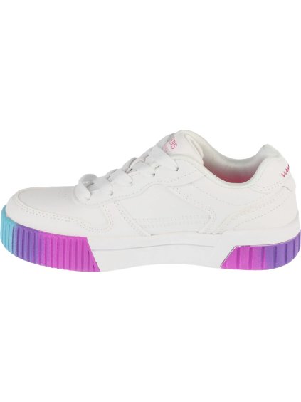 BÍLÉ STYLOVÉ TENISKY S BAREVNÝMI DETAILY SKECHERS JADE