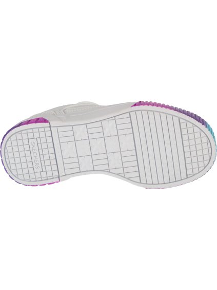 BÍLÉ STYLOVÉ TENISKY S BAREVNÝMI DETAILY SKECHERS JADE