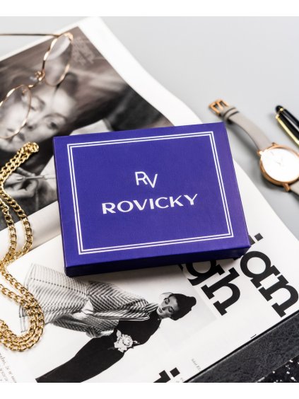ROVICKY BORDÓ STŘEDNÍ KOŽENÁ PENĚŽENKA V240