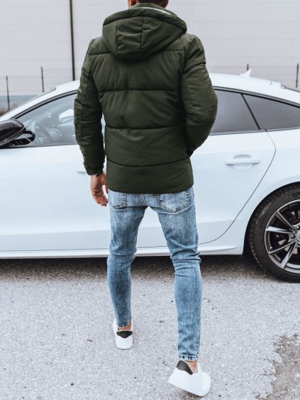 KHAKI PÁNSKÁ STYLOVÁ BUNDA