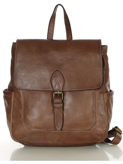 MARCO MAZZINI HNĚDÝ BATOH S KAPSAMI (Velikost ONE SIZE)