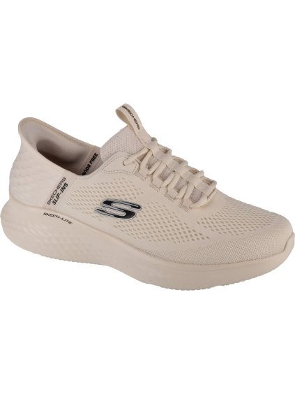 BÉŽOVÉ PÁNSKÉ BĚŽECKÉ TENISKY SKECHERS SLIP-INS: SKECH-LITE PRO - PRIMEBASE (Velikost 41)
