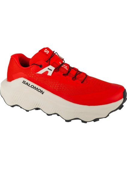 ČERVENÉ PÁNSKÉ TRAILOVÉ TENISKY SALOMON ULTRA GLIDE 3 (Velikost 41 1/3)