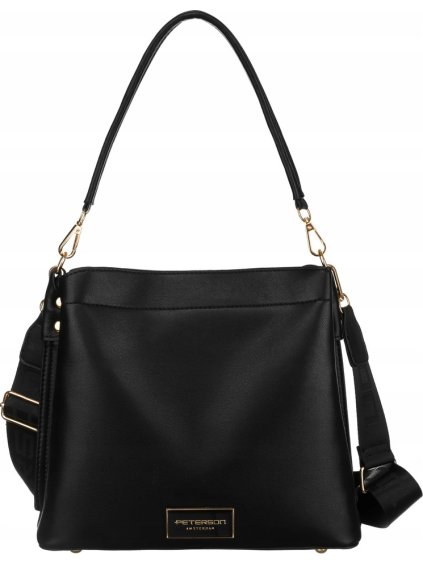 PETERSON ČERNÁ ELEGANTNÍ CROSSBODY TAŠKA