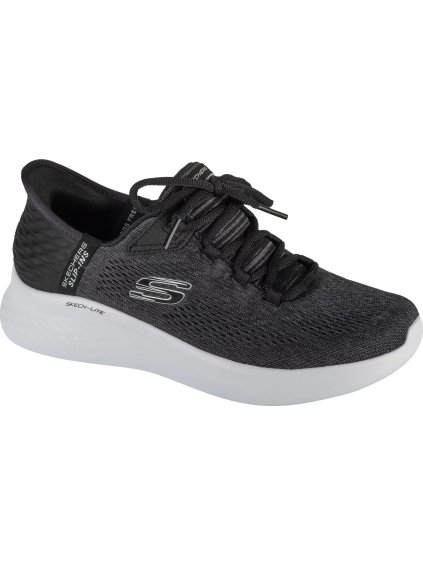 ČERNÉ DÁMSKÉ TENISKY SKECHERS SLIP-INS: SKECH-LITE PRO - NATURAL BEAUTY (Velikost 36)