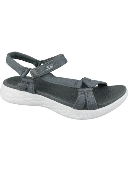 ŠEDÉ DÁMSKÉ SANDÁLY SKECHERS ON THE GO 600 (Velikost 36)