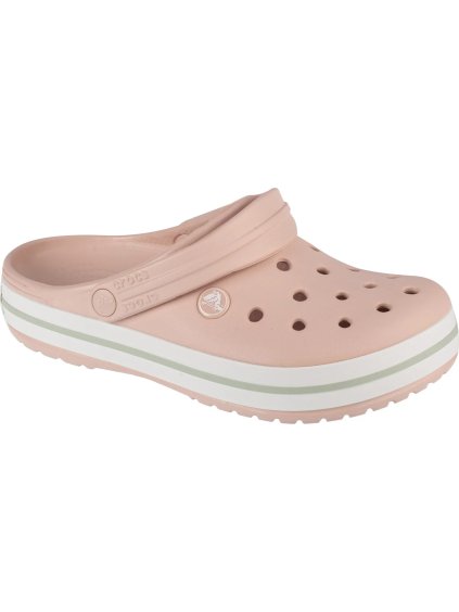 SVĚTLE RŮŽOVÉ DÁMSKÉ NAZOUVÁKY CROCS CROCBAND (Velikost 37)
