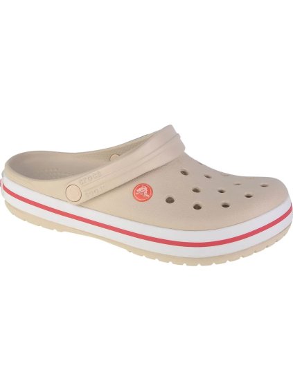 SMETANOVÉ DÁMSKÉ PANTOFLE CROCS CROCKBAND (Velikost 37/38)