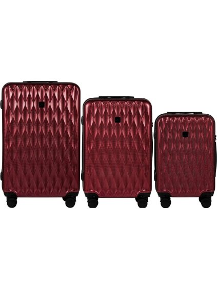 VÍNOVÁ SADA TŘÍ KUFRŮ GOLDEN EAGLE (Velikost Sada kufrů)