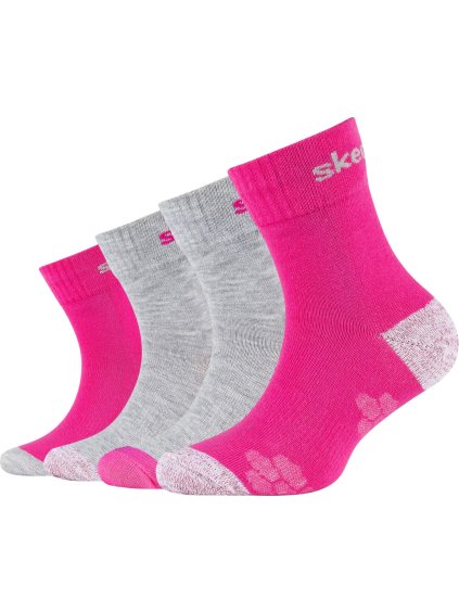 DÁMSKÝ SET PONOŽEK SKECHERS 4PPK WM MESH VENTILATION GLOW SOCKS