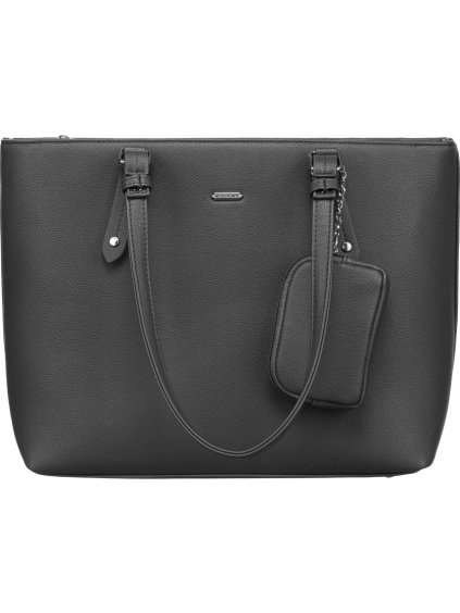 ROVICKY ŠEDÁ SHOPPER KABELKA S PŘÍDAVNOU KAPSIČKOU