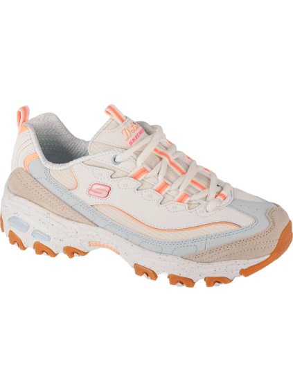 BÉŽOVÉ TENISKY NA PLATFORMĚ SKECHERS D'LITES - BOLD VIEWS (Velikost 35)
