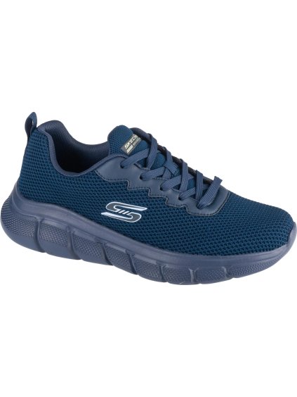 TMAVĚ MODRÉ PÁNSKÉ TENISKY SKECHERS BOBS B FLEX - CHILL EDGE