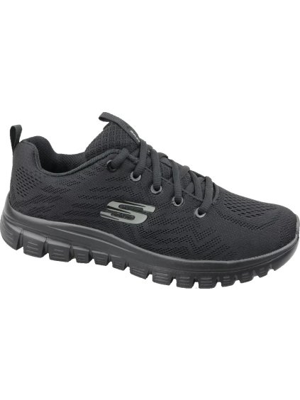 ČERNÉ DÁMSKÉ TENISKY SKECHERS GRACEFUL GET CONNECTED 12615-BBK (Velikost 38)