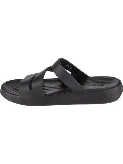 ČERNÉ SPORTOVNÍ PANTOFLE CROCS GETAWAY STRAPPY SANDAL W