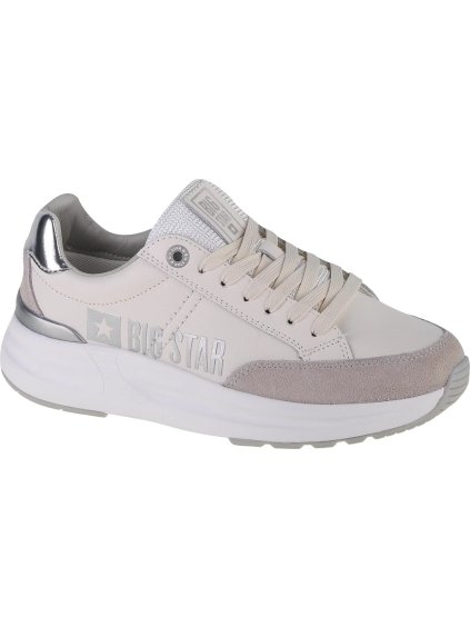 BÍLÉ DÁMSKÉ TENISKY BIG STAR SHOES LL274367-101 (Velikost 36)