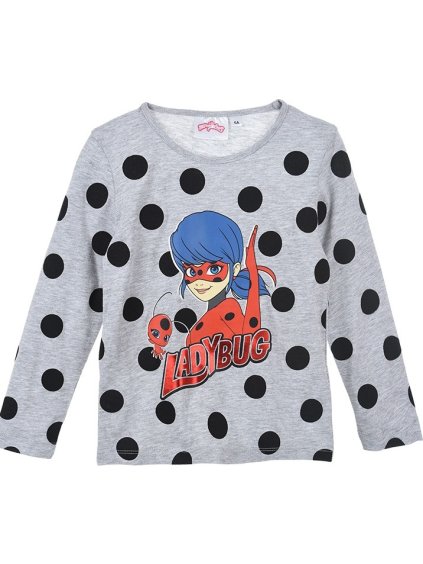 MIRACULOUS ŠEDÉ PUNTÍKATÉ TRIČKO (Velikost 104)