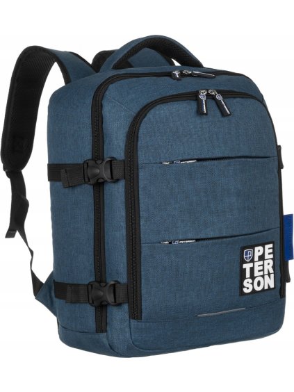 PETERSON TMAVĚ MODRÝ SPORTOVNÍ BATOH NA NOTEBOOK (Velikost ONE SIZE)