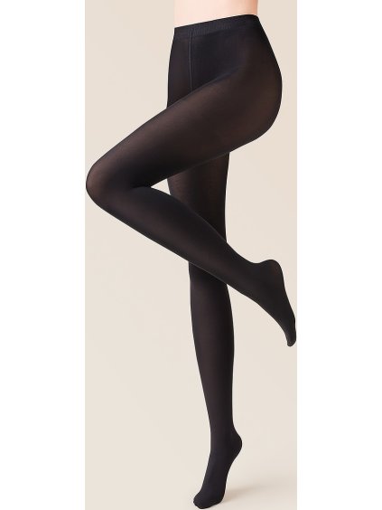 ČERNÉ 3D PUNČOCHOVÉ KALHOTY GABRIELLA MICROFIBRE 3D 120 50 DEN (Velikost L, Barva černá)