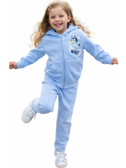 SVĚTLE MODRÁ DÍVČÍ TEPLÁKOVÁ SOUPRAVA BLUEY (Velikost 98)
