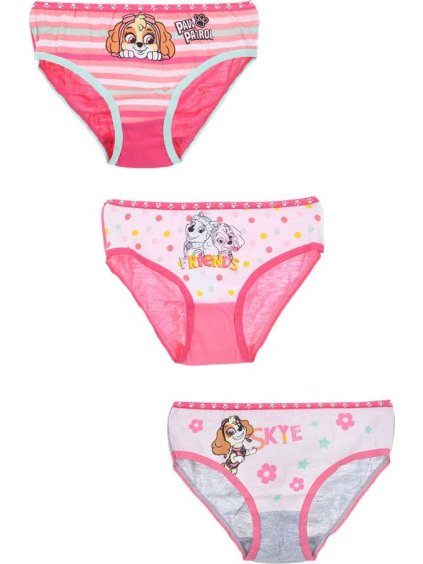 SET RŮŽOVÝCH KALHOTEK PAW PATROL - 3 KS (Velikost 104/110)