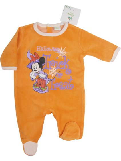 MINNIE MOUSE DÍVČÍ ORANŽOVÉ DUPAČKY (Velikost 67)