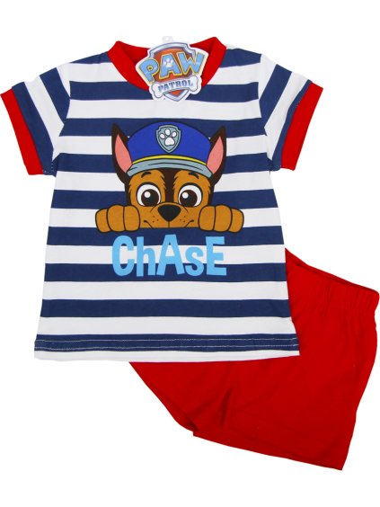 TLAPKOVÁ PATROLA CHLAPECKÝ PRUHOVANÝ SET CHASE (Velikost 71)