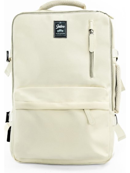 SMETANOVÝ PROSTORNÝ CESTOVNÍ BATOH SOLIER NOA (Velikost ONE SIZE)